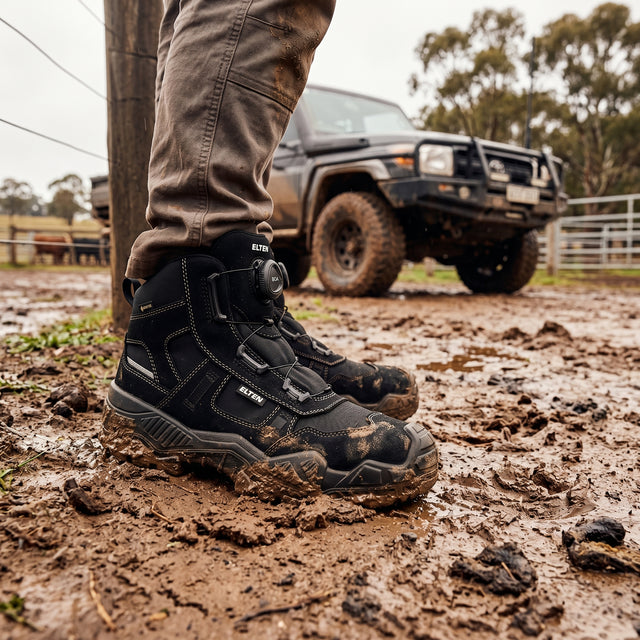 ELTEN Mike BOA Gore-Tex Work Boot – Ladder Grip, Waterproof & Steel Toe