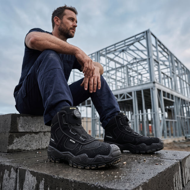 ELTEN Mike BOA Gore-Tex Work Boot – Ladder Grip, Waterproof & Steel Toe