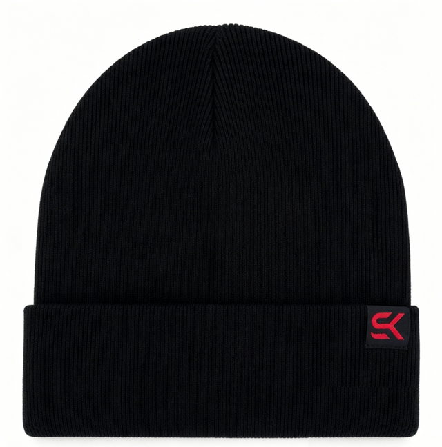 SK Merino Wool Beanie - Woven Label