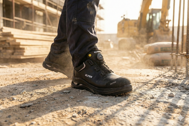 Elten Reaction Boa Work Boot Lightweight Comfort Sole Composite Toe Cap