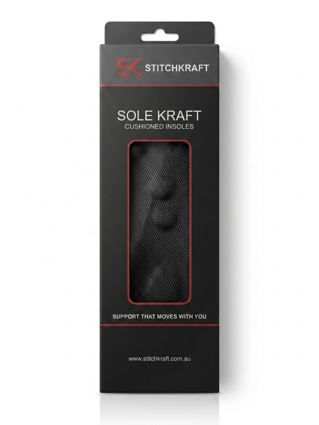 Sole Kraft Cushioned Insoles – All-Day Comfort & Shock Absorption
