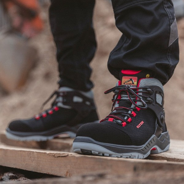 Avoid Work Injuries With Protective Work Boots. Reduce Ankle Injuries With Steel Cap Boots From Elten. Best Return To Work Safety Boot In Australia Now Available Online Or In Store At Stitchkraft