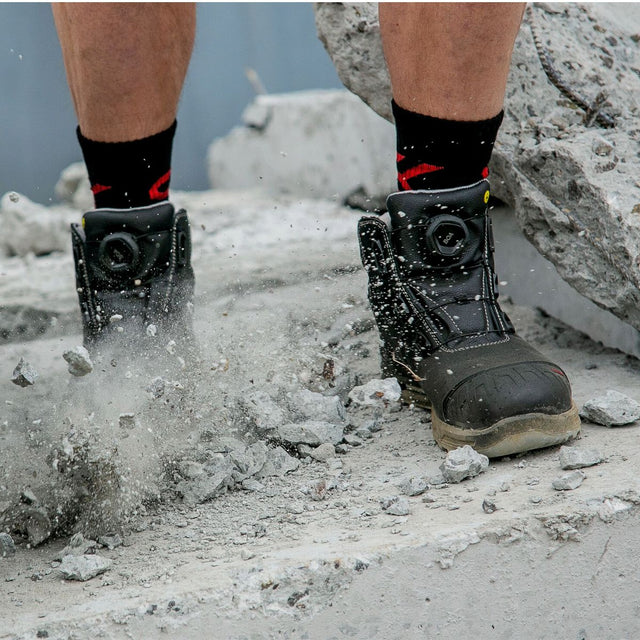 What is the difference between a work boot and a safety boot?