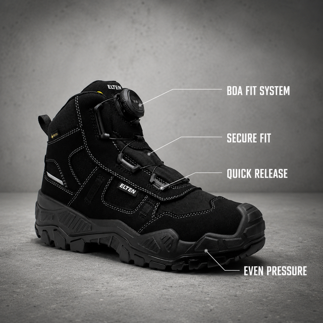 ELTEN Mike BOA Work Boot – Ladder Grip & Steel Toe