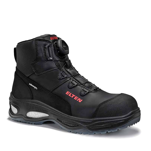 Elten Miles Boa Most Comfortable Work Boot in Australia. Lightweight Composite Cap And Waterproof Safety Footwear Waterproof Leather.