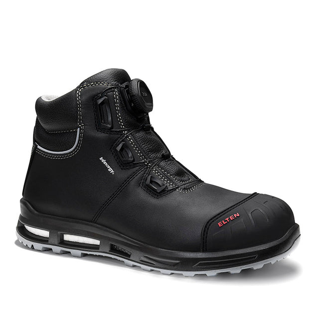 Elten Reaction Boa Lightweight Work Boot. Comfy Composite Toe Cap. Waterproof Arch Support Safety Footwear.