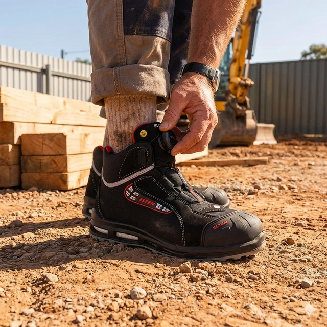 elten sander boa lightweight safety boot confortable durable composite toe cap