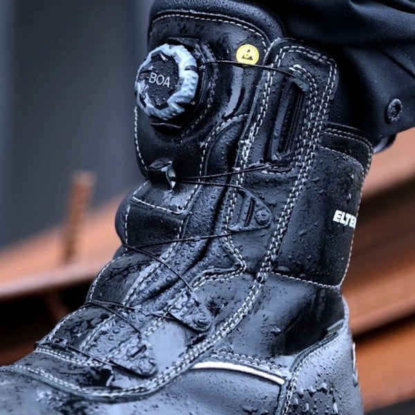 Shop Online For Waterproof Work Boots With A Wide Fit. Elten Joschi Boa GoreTex Rigger Boot Mining