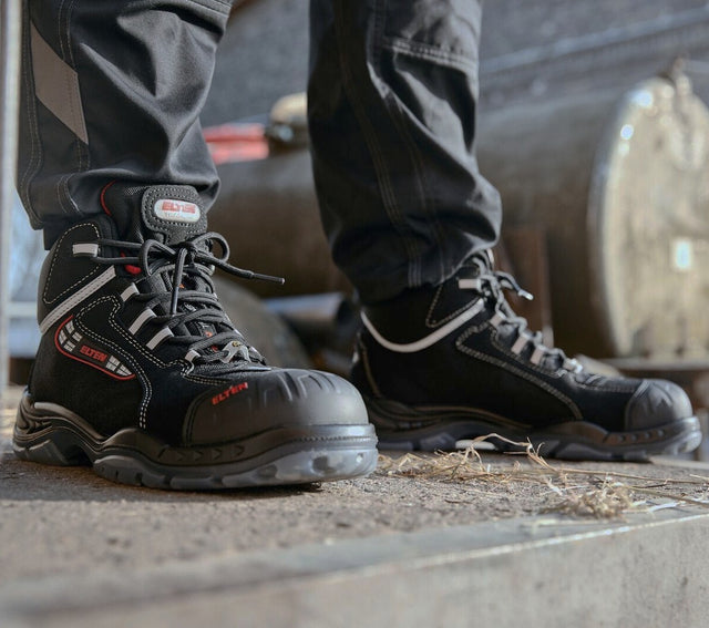 ELTEN Sander Waterproof Work Boots With Light Composite Toe Cap Safety.