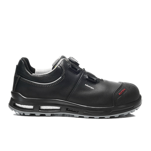 ELTEN Reaction light weight work shoes with composite toe cap. 4E Wide Fit Comfy Safety Shoes From Stitchkraft.