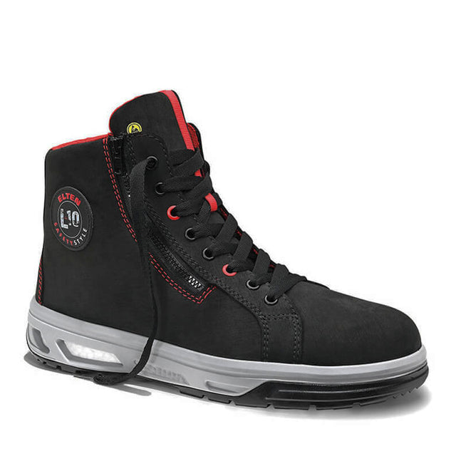 Elten Norman Safety Boot With Side Zip. Sneaker style work boot with sided zipper.