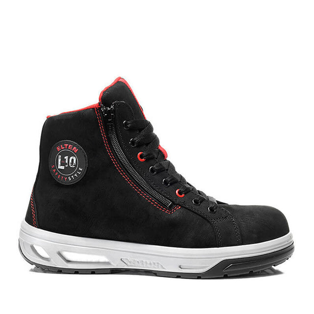 Elten Norman Safety Boot With Side Zip. Sneaker style work boot with sided zipper.