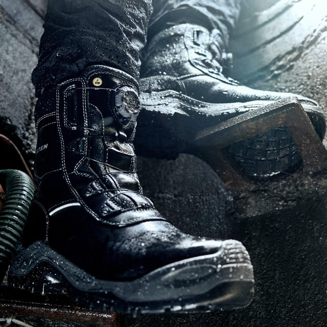 Shop Online For Waterproof Work Boots With A Wide Fit. Elten Joschi Boa GoreTex Rigger Boot Mining