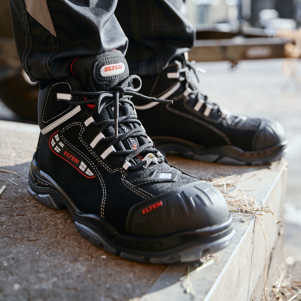 Safety boots plastic toe cap new arrivals
